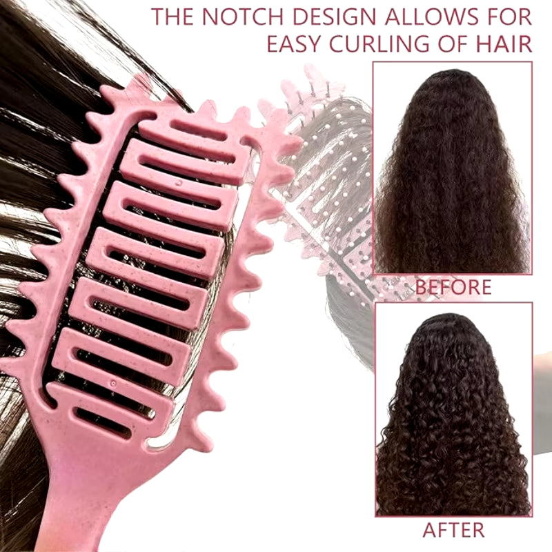 Curl Define Styling Brush Brosse Cheveux Femme Detangling Hair Brush Tangled Hair Comb Shaping Defining Curl Barber Styling Tool