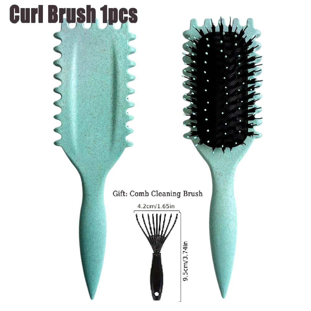 Curl Define Styling Brush Brosse Cheveux Femme Detangling Hair Brush Tangled Hair Comb Shaping Defining Curl Barber Styling Tool