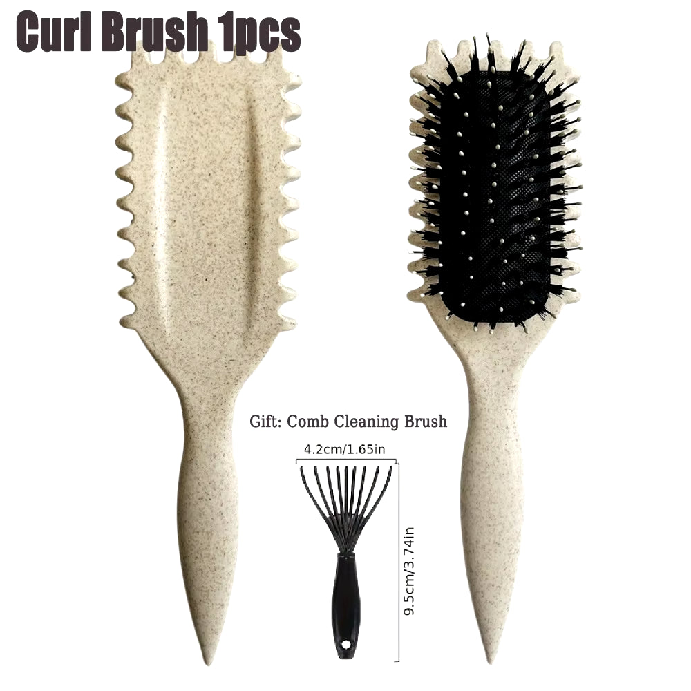 Curl Define Styling Brush Brosse Cheveux Femme Detangling Hair Brush Tangled Hair Comb Shaping Defining Curl Barber Styling Tool