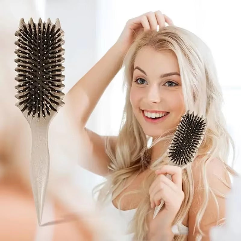 Curl Define Styling Brush Brosse Cheveux Femme Detangling Hair Brush Tangled Hair Comb Shaping Defining Curl Barber Styling Tool